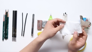 素描工具：1素描工具的介绍和裱纸方法